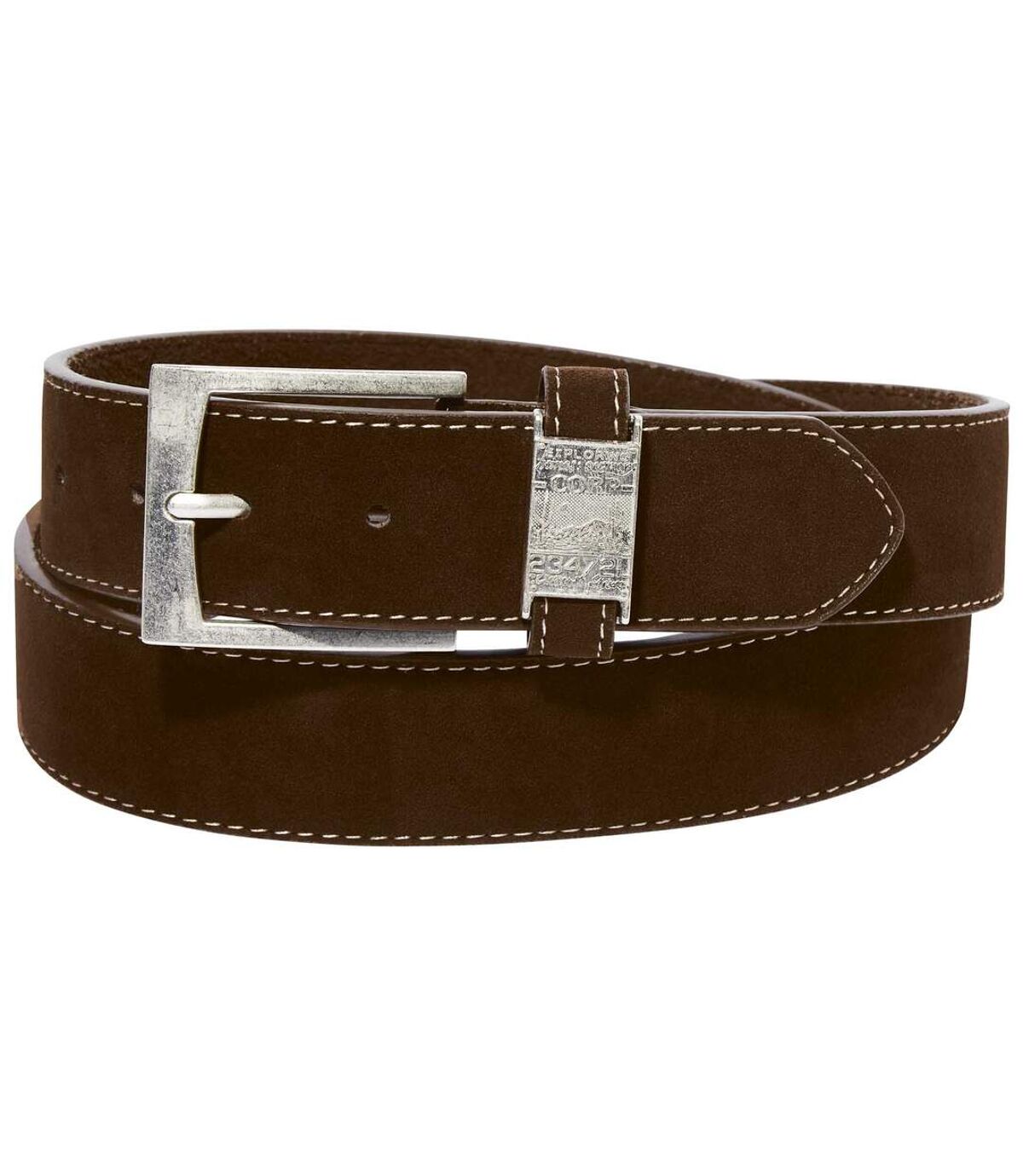 Men's Split Leather Belt - Brown Atlas For Men