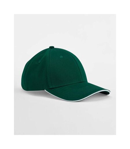 Casquette De Baseball Motif/style 6 Panneaux Earthaware Blanc Bleu Marine Français Beechfield