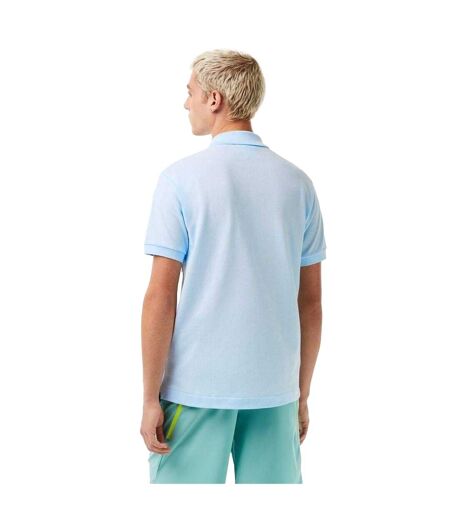 Mens Classic Short-sleeved Polo Shirt Light Blue Lacoste