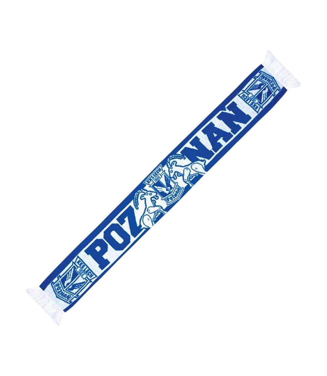 Écharpe Foot Taille Unique Blanc Bleu Lech Pozna-1