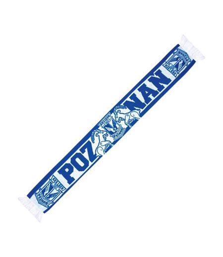 Écharpe Foot Taille Unique Blanc Bleu Lech Pozna