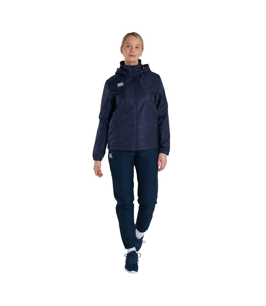 Womens/ladies Club Vaposhield Full Zip Waterproof Jacket Navy Canterbury-4