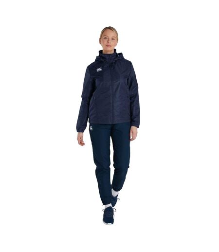 Womens/ladies Club Vaposhield Full Zip Waterproof Jacket Navy Canterbury