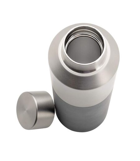 Fluid recycled stainless steel 600ml water bottle one size black XD Collection