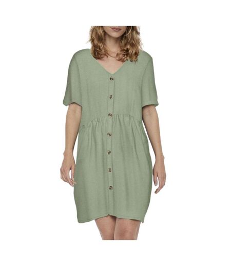 Robe verte femme vero moda mathilda