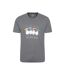Mens Great British Weather T-shirt Charcoal Mountain Warehouse-1