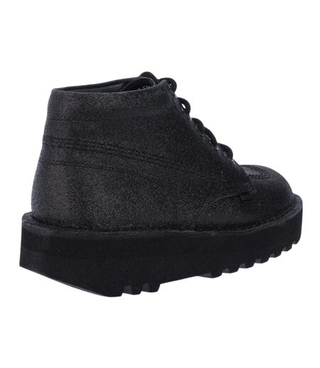 Bottes Motif/style Paillettes Hi Stack Femme Noir Kickers