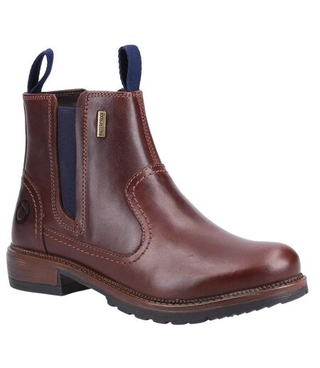 Bottines laverton femme marron / bleu marine Cotswold