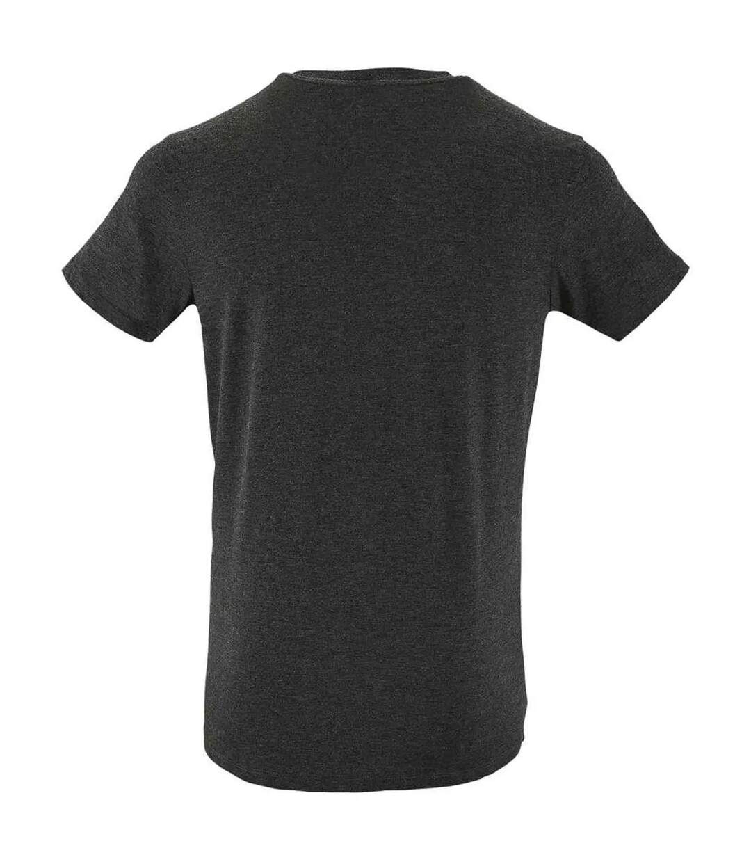 T-shirt Regent Homme Charbon Chiné SOLS-2