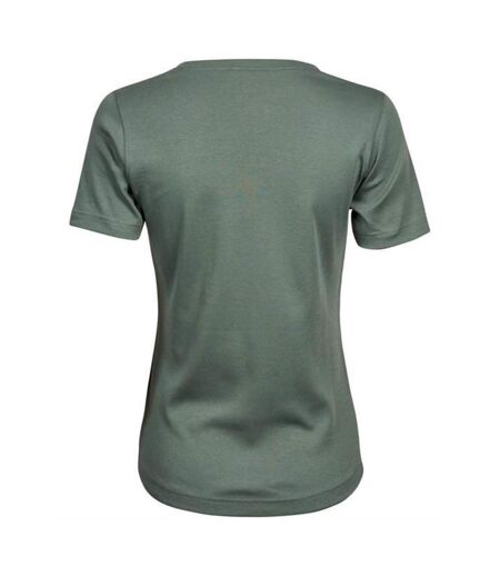 Tee Jays - T-shirt INTERLOCK - Femme (Vert de gris) - UTPC3842
