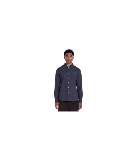 Chemise À Boutons Manches Longues Homme Anthracite Farah