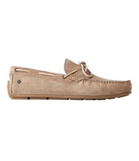 Mens Brooks Driver Suede Boat Shoes Sand Base London