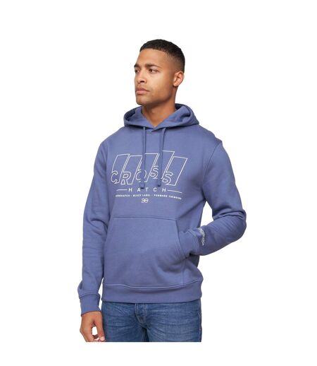 Sweat à capuche maxima homme denim Crosshatch