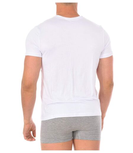 Bamboo short sleeve and round neck undershirt 602 men