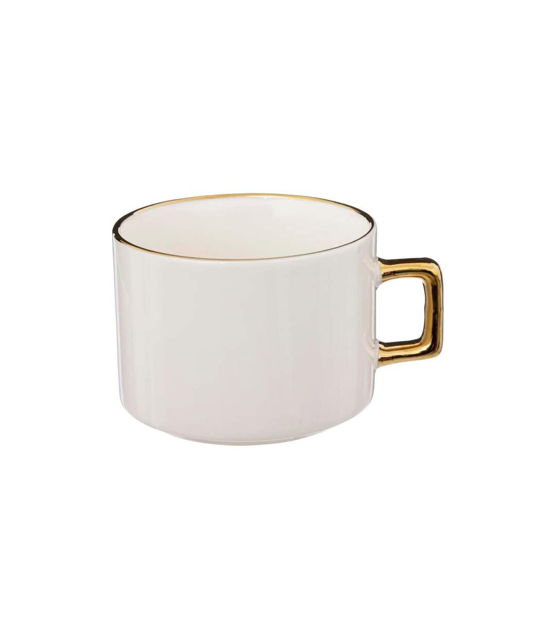 Lot de 4 Mugs sur Rack Etoiles 17cl Blanc & Bleu-4