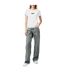 Womens/ladies Graphic Print T-shirt White Levis-4