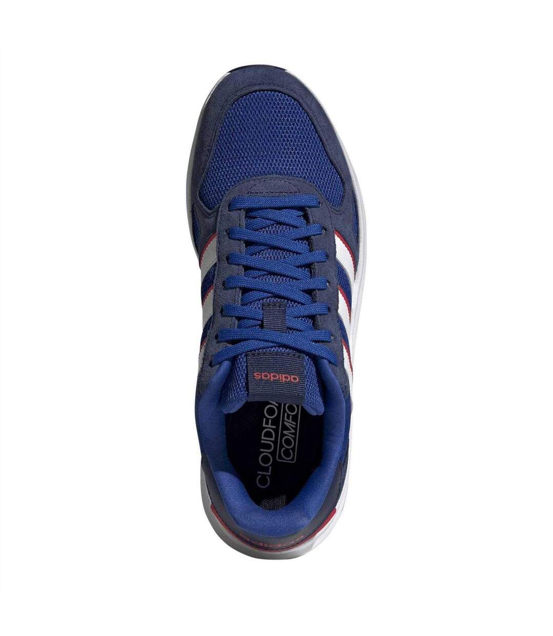 Baskets Motif/style 3 Rayures Run Homme Bleu Roi Adidas-4