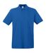 Fruit Of The Loom Premium Mens Short Sleeve Polo Shirt (Royal)