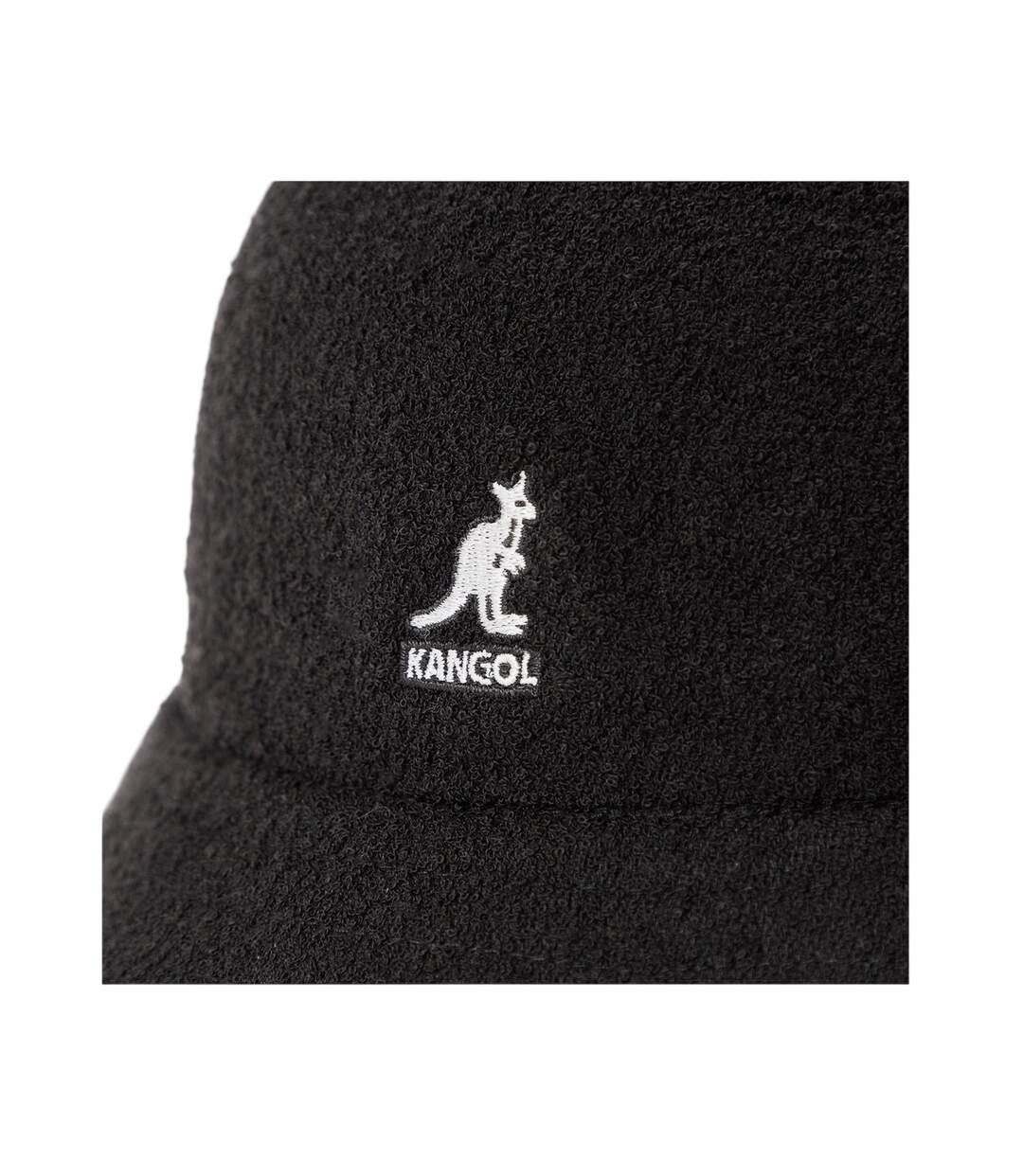 Bob Motif/style Logo Brodé Bermuda Noir Kangol-3