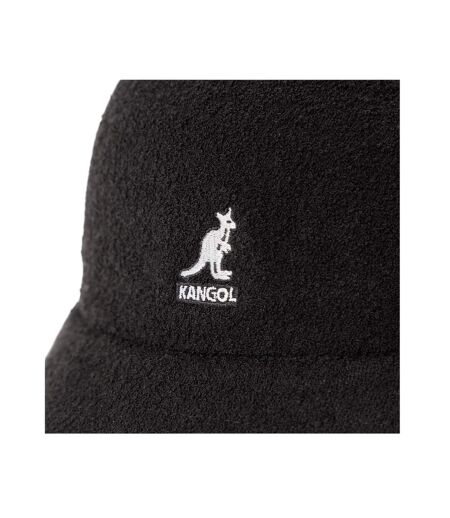 Bob Motif/style Logo Brodé Bermuda Noir Kangol