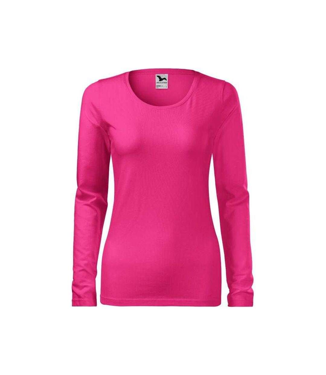 T-shirt Manches Longues Femme Rose Malfini-1