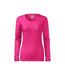 T-shirt Manches Longues Femme Rose Malfini-1