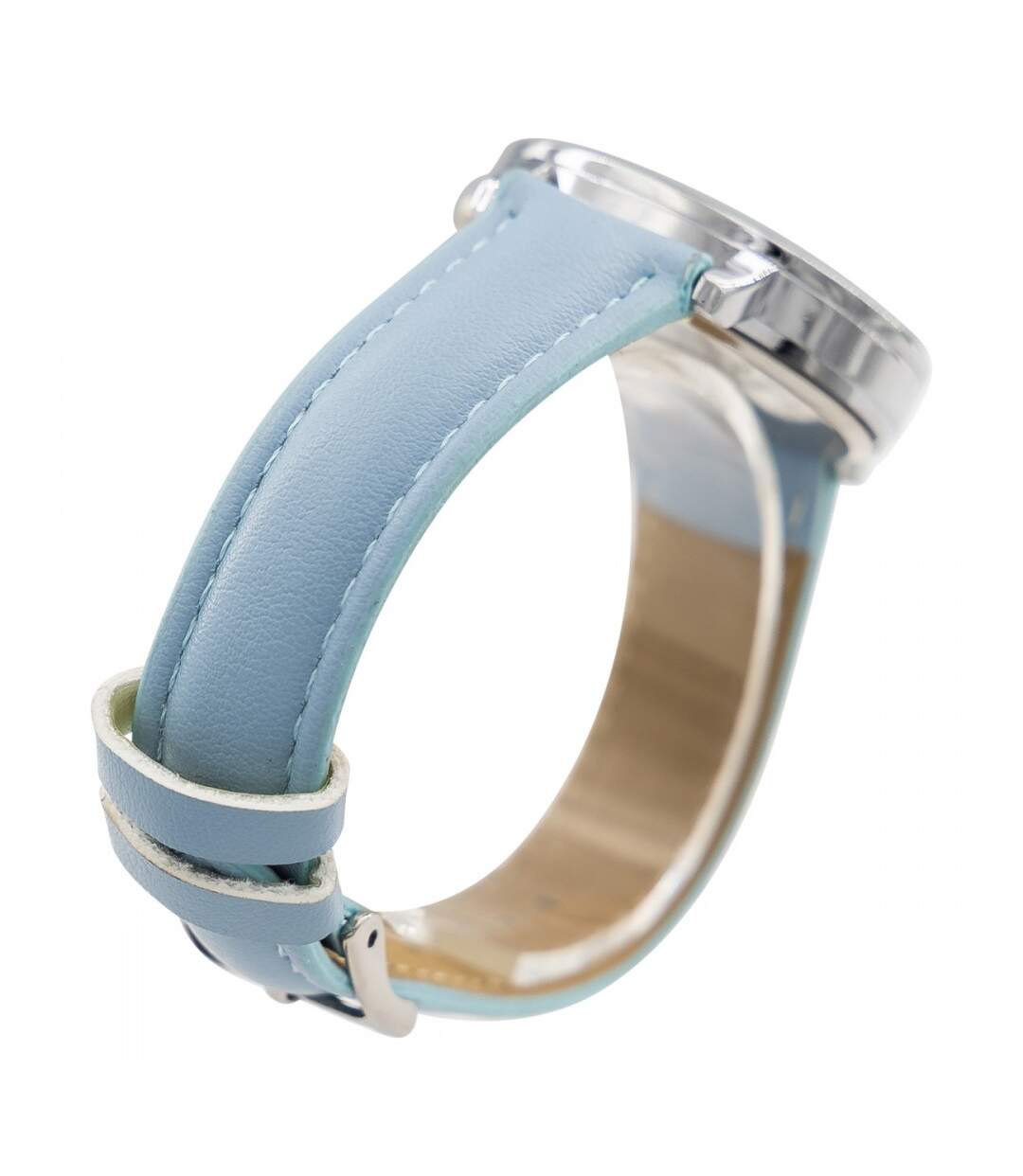 Montre Originale Femme au Bracelet Bleu CHTIME