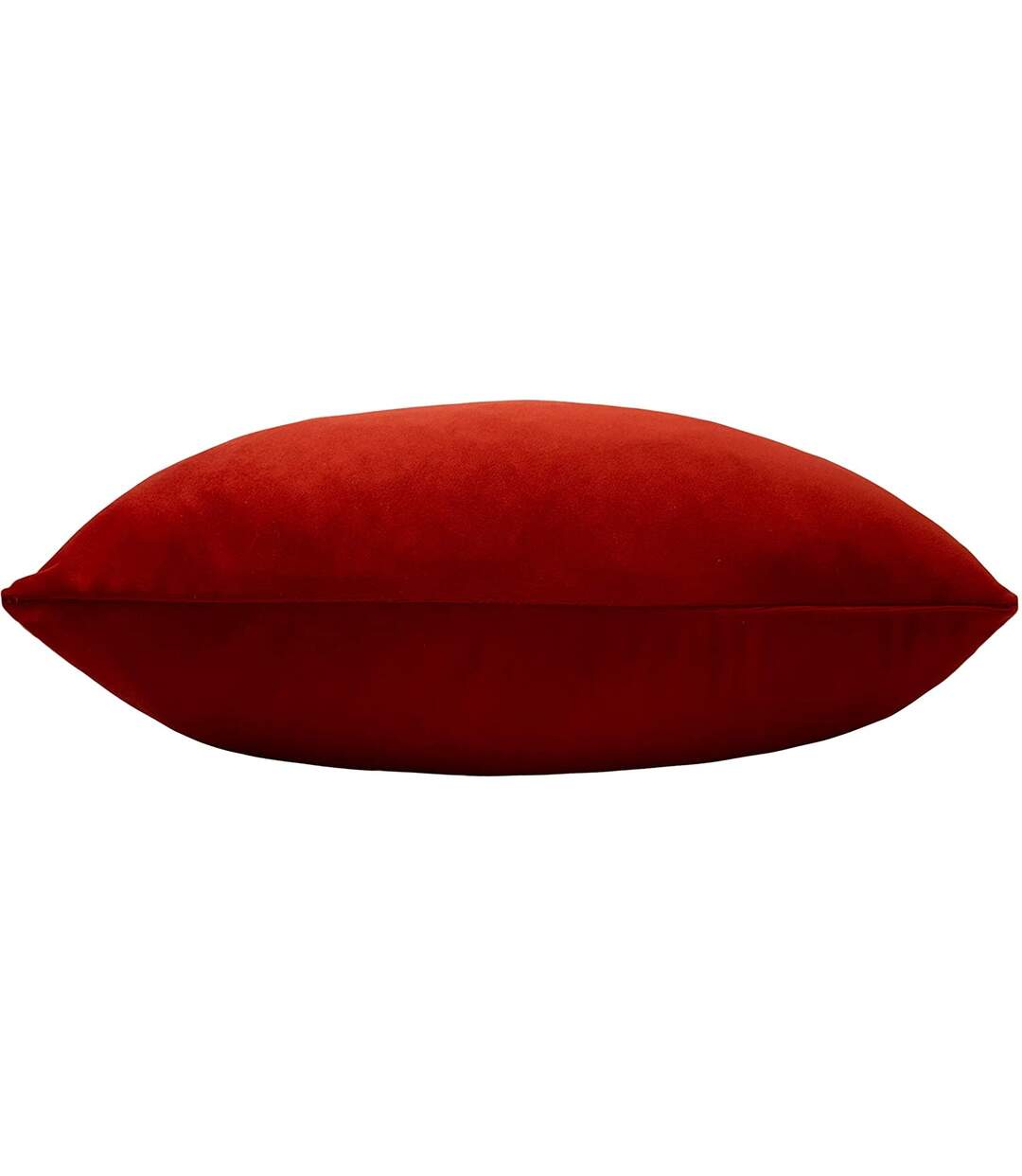 Sunningdale velvet rectangular cushion cover 30cm x 50cm flame red Evans Lichfield