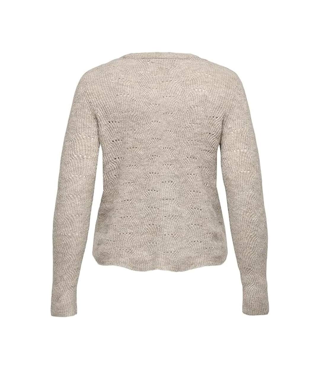 Pull marron femme only lolli-2