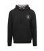 Sweat À Capuche Manches Longues Homme Noir Aquascutum-1