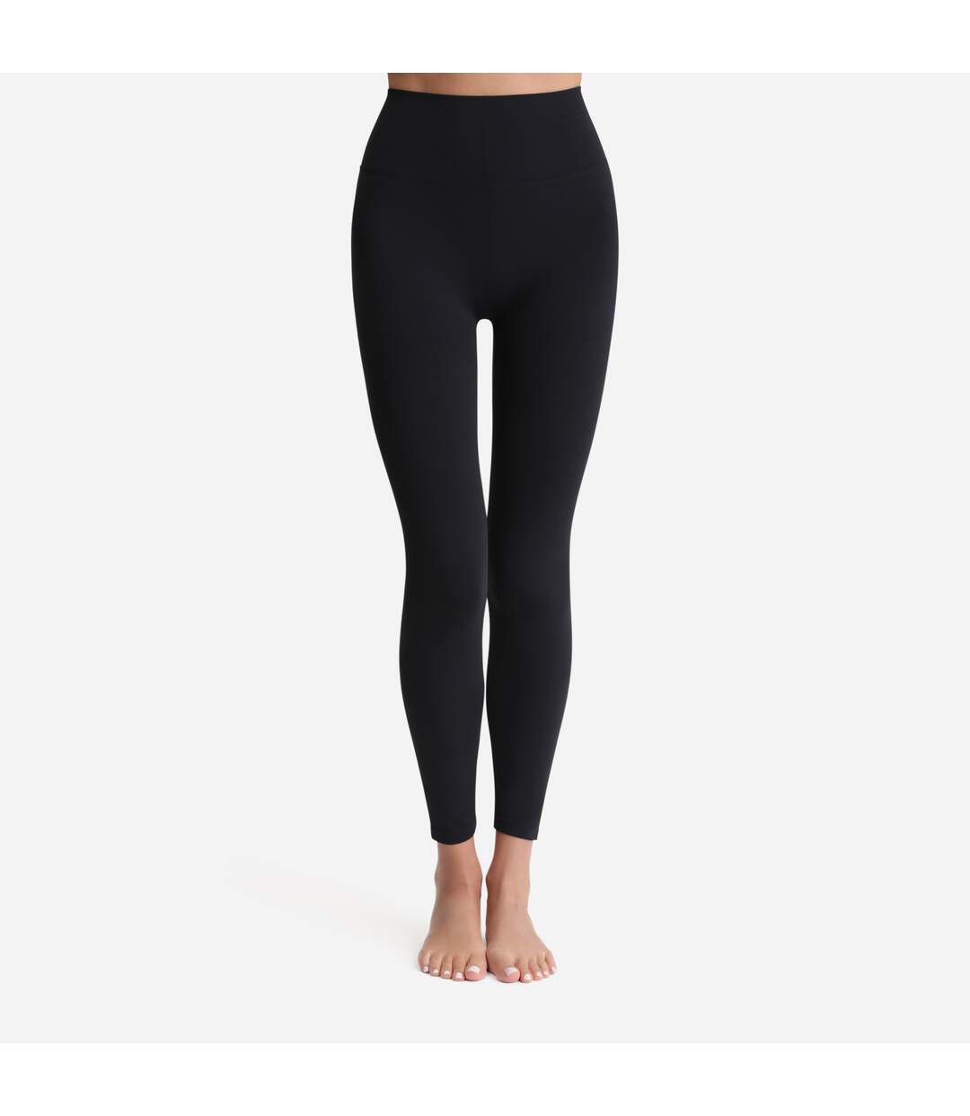 Legging effet cuir vegan noir mat Relax & Go-1
