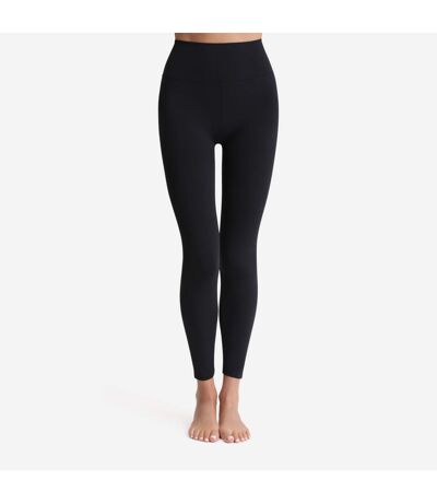 Legging effet cuir vegan noir mat Relax & Go