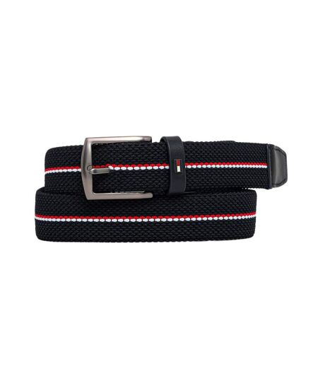 Ceinture marine homme tommy hilfiger denton elastic corp
