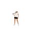 Womens/ladies Court Skort Black Slazenger-2