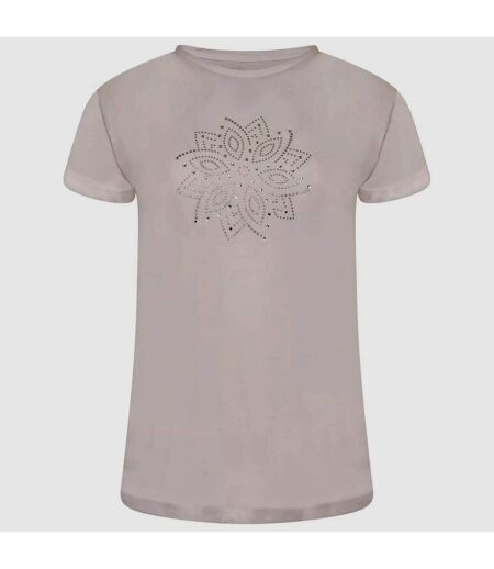 Dare 2B Womens/Ladies Crystallize Flower T-Shirt (White) - UTRG6895