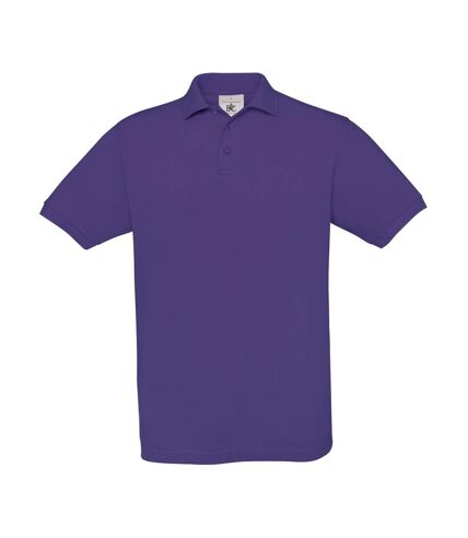Polo manches courtes - homme - PU409 - violet pourpre