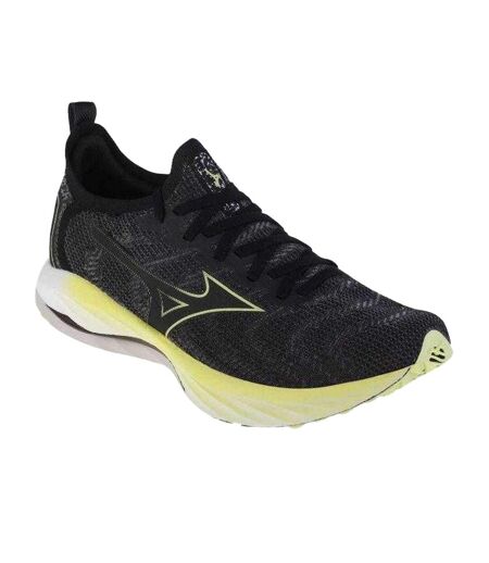 Baskets Style Vague Neo Wind Homme Noir Vert Mizuno