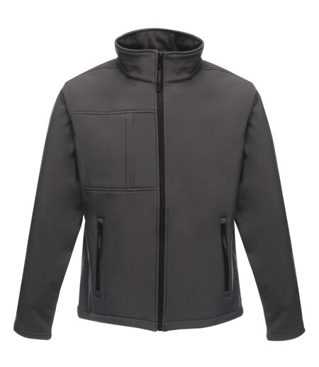 Regatta Professional Mens Octagon II Waterproof Softshell Jacket (Seal Gray/Black)