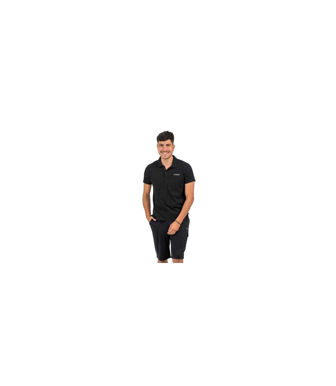 Polo Vinim Homme Noir Fitanu-1