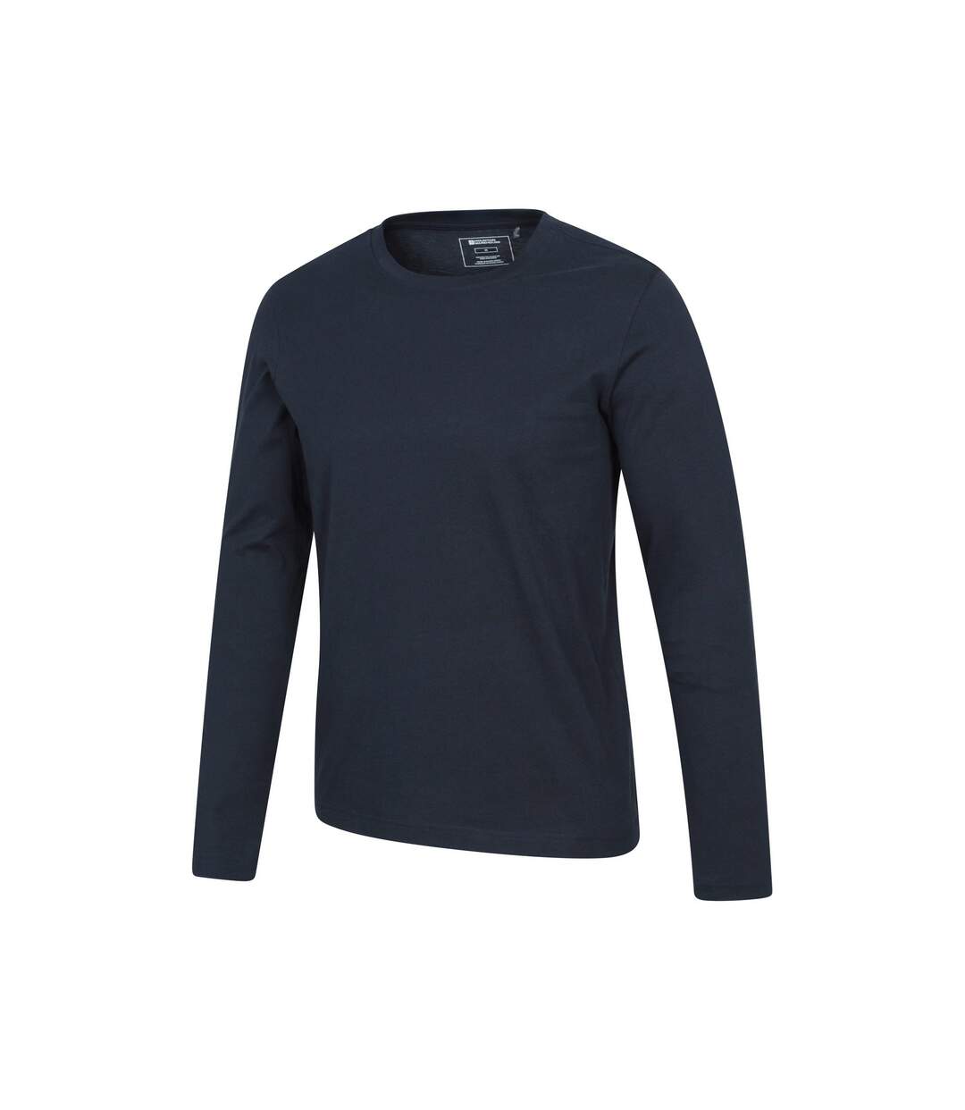 Mens Flint Crew Neck Long-sleeved T-shirt Navy Mountain Warehouse-4