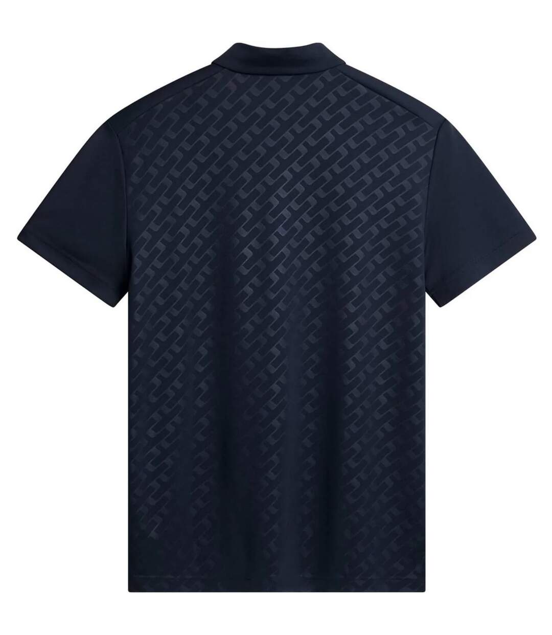 Mens Collared Short-sleeved Polo Shirt Navy J.Lindeberg-3