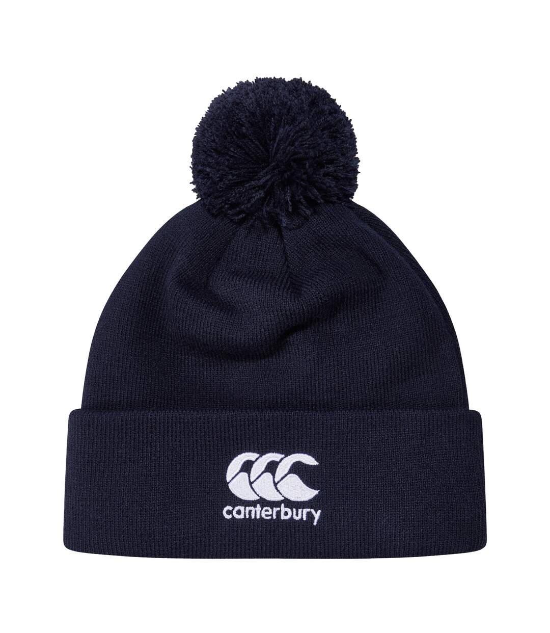 Unisex Adult Ccc Bobble Beanie Navy Canterbury-1