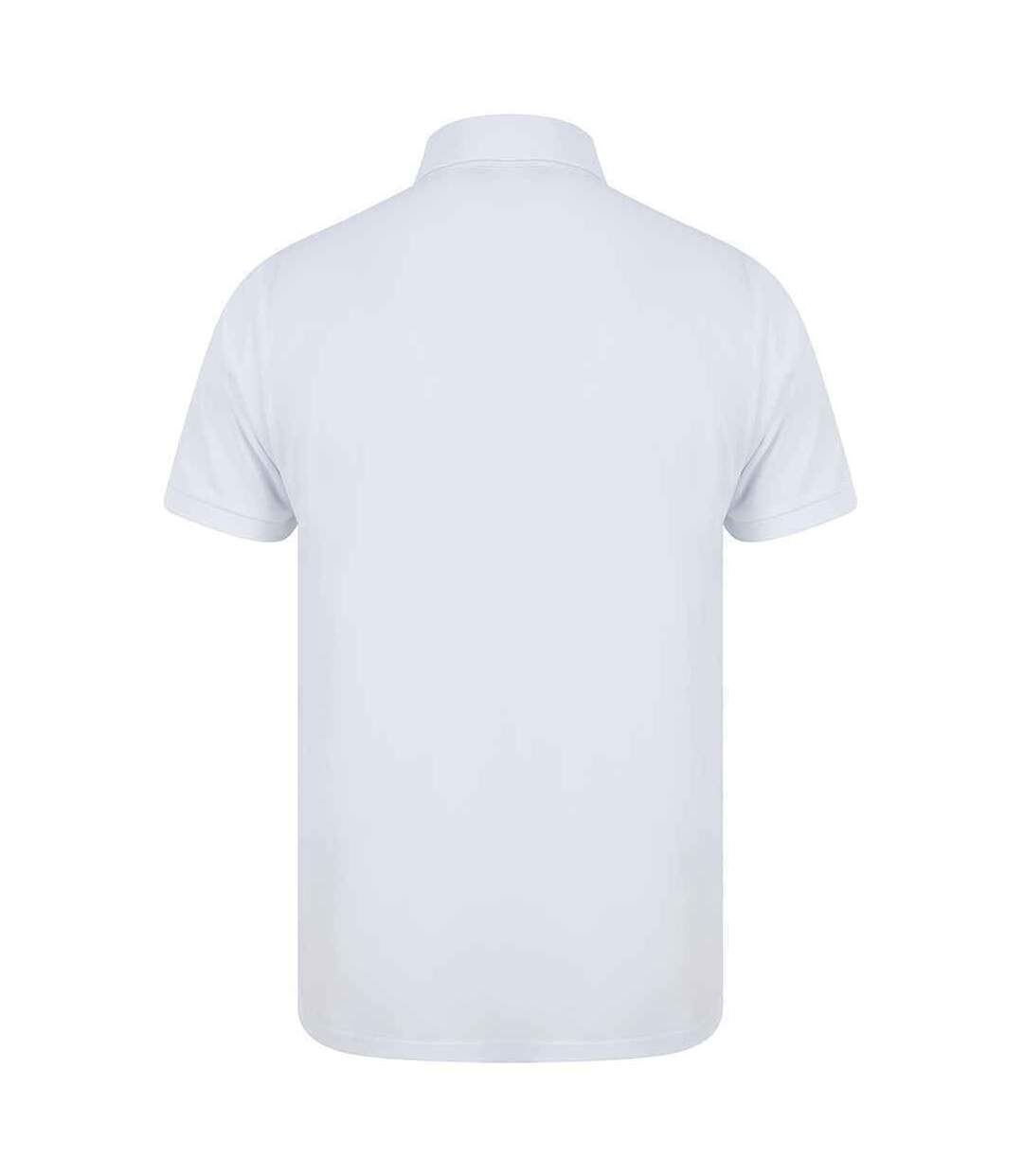 Polo Piqu Homme Blanc Henbury-2