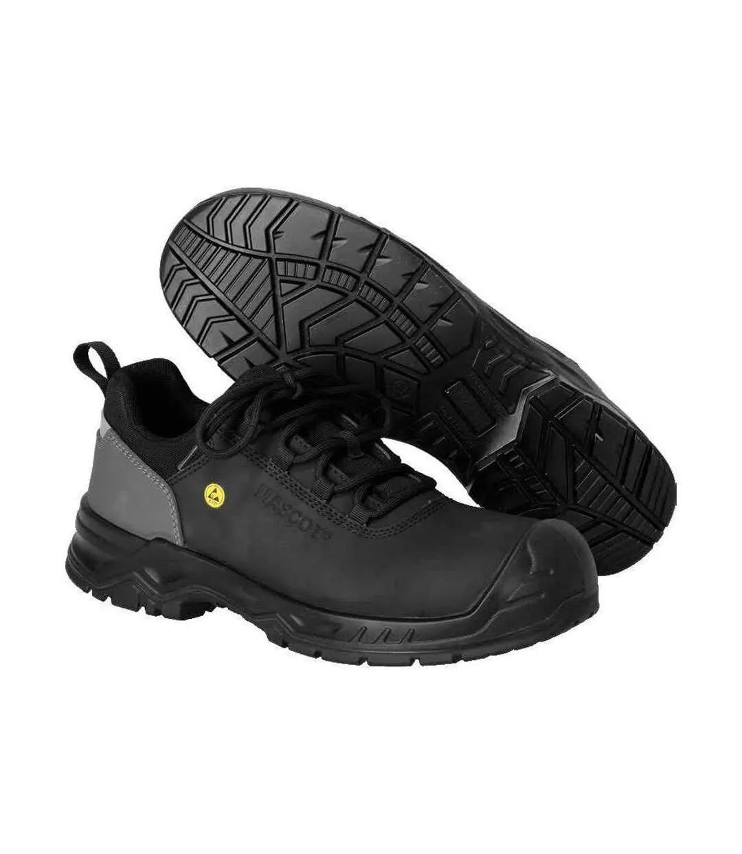Mens Footwear Classic Microfibre Safety Shoes Black Mascot-4