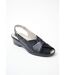 Sandales ouvertes cuir largeur confort-1