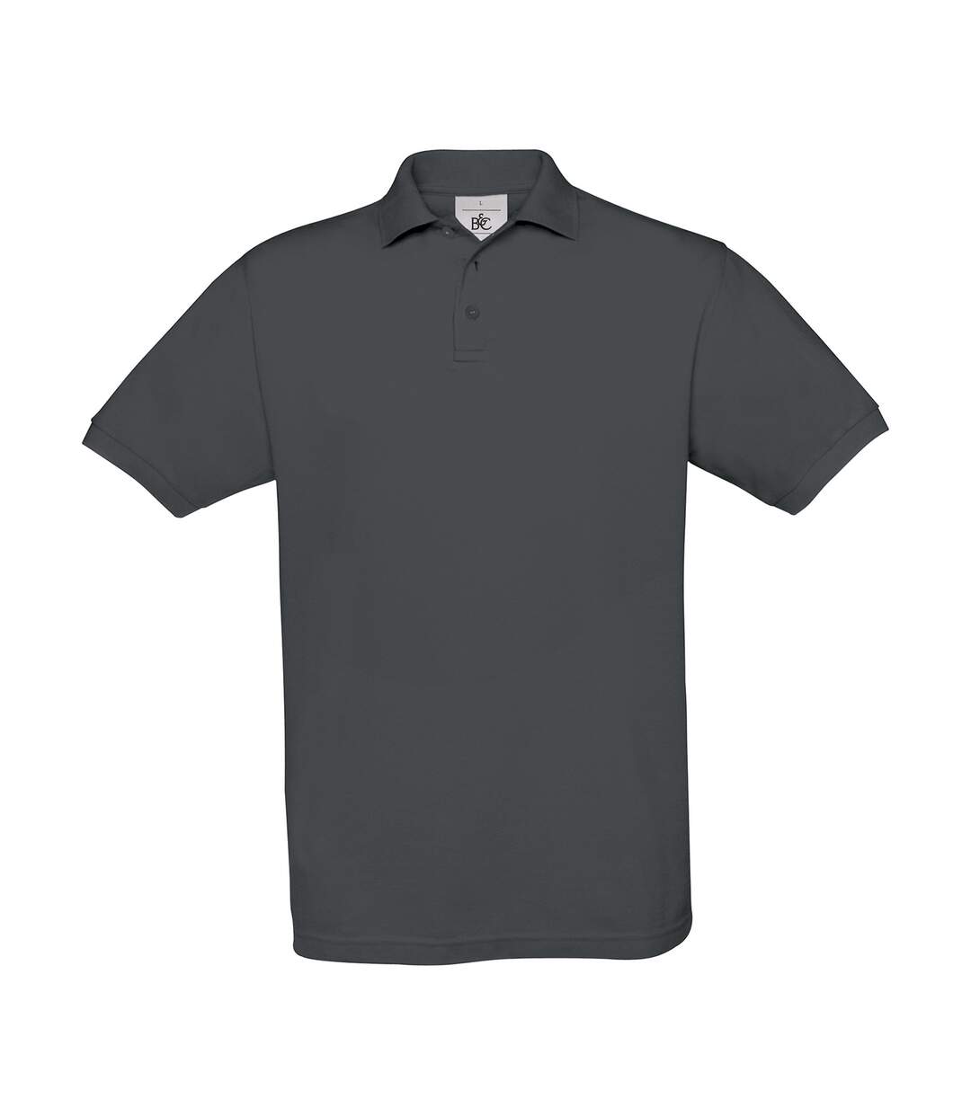 Polo manches courtes - homme - PU409 - gris foncé-2