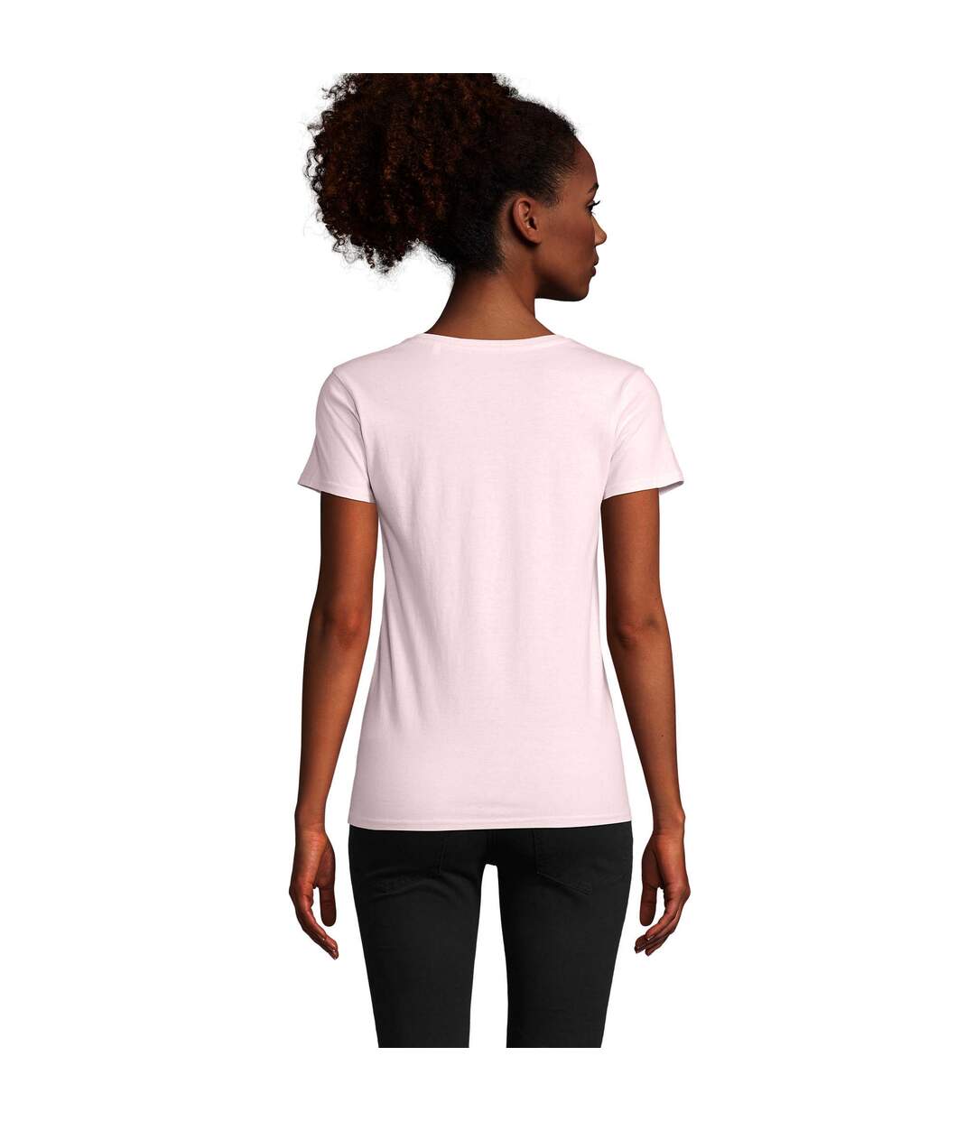 T-shirt Pioneer Femme Rose Pâle SOLS-2