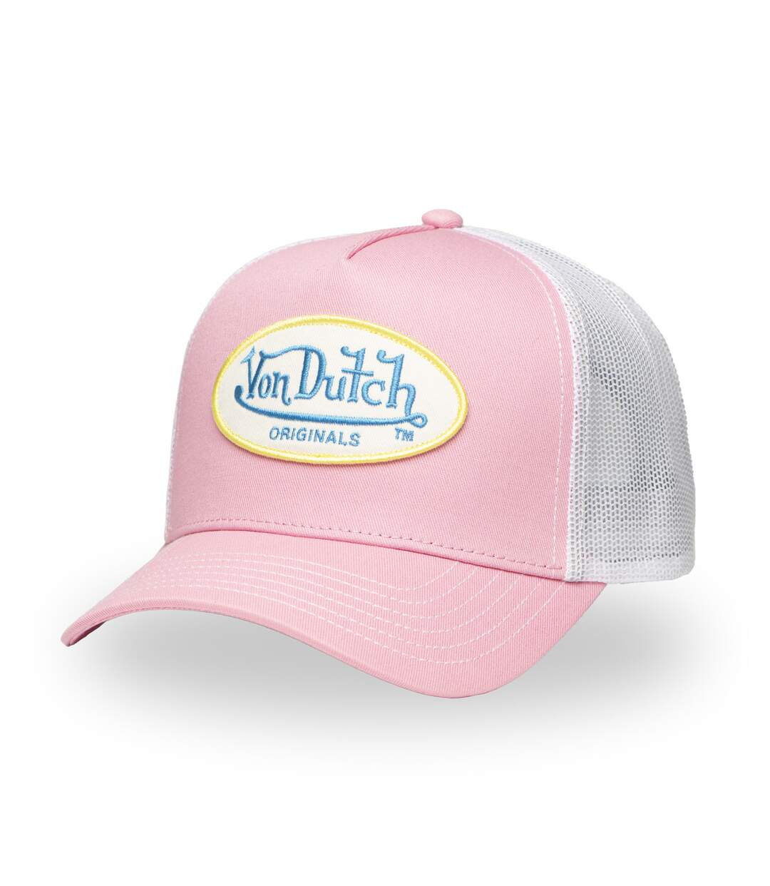 Casquette trucker avec filet Original Pink Vondutch-4