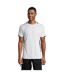 Classicot-shirt de football homme blanc/noir SOLS-4