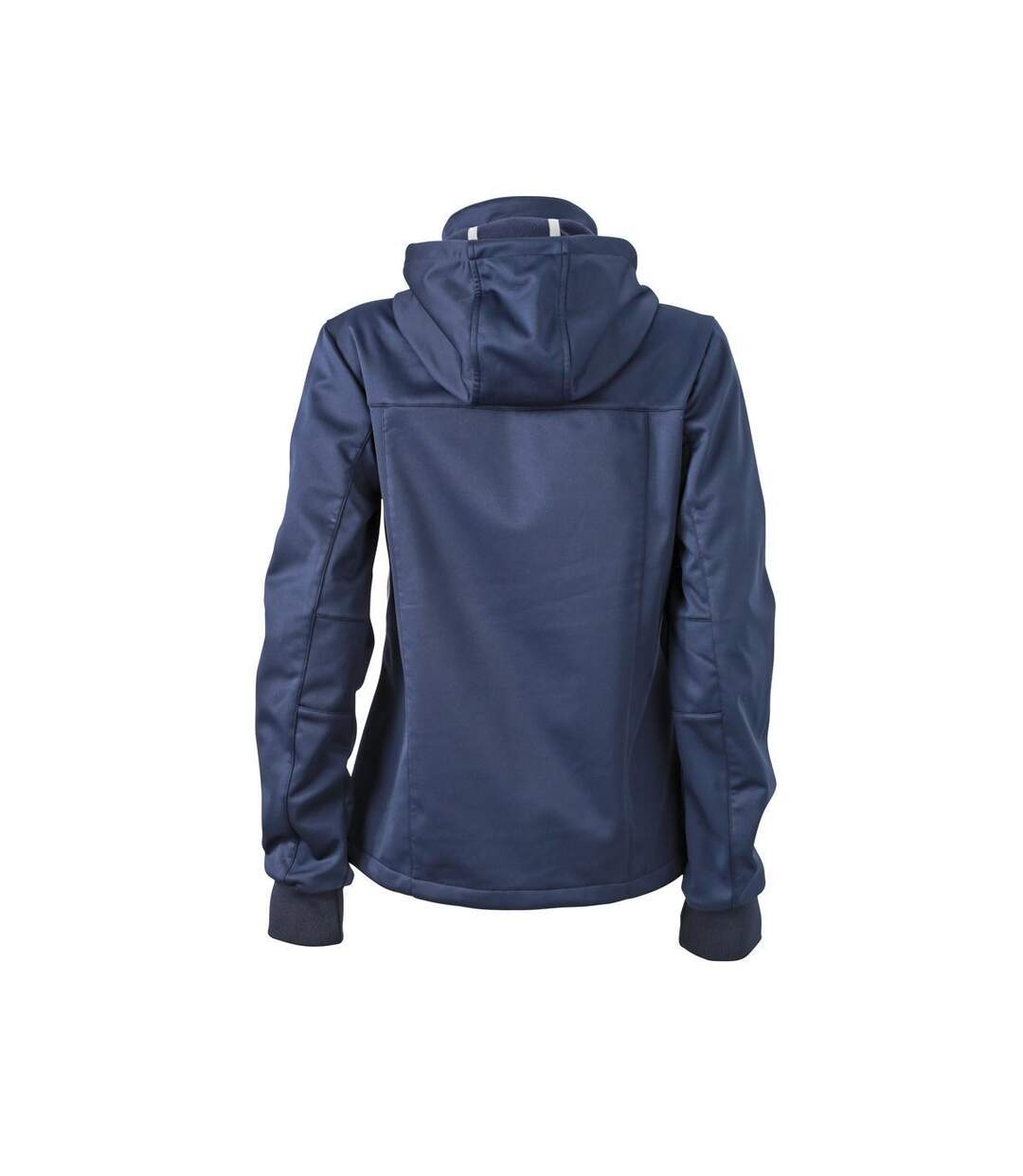 Veste softshell à capuche- femme JN1077 - bleu marine - coupe-vent et imperméable